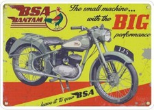BSA BANTAM MOTORCYLES RETRO