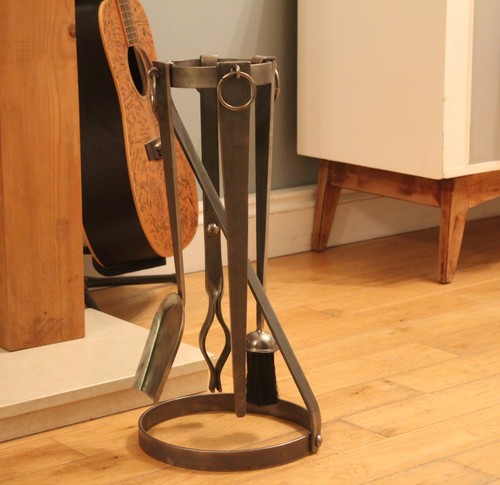 Wrought iron companion set - iron,