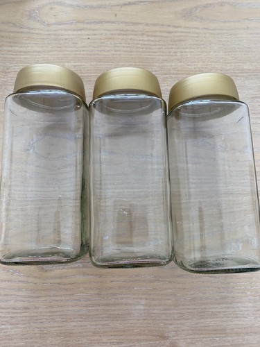 Empty large square glass - 3,