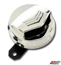 12v Chrome Plated Metal Klaxon