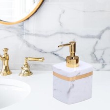 Ceramic Soap Dispenser Lotion 350ml Pump Shampoo Hand Soap Bathroom Kitchen