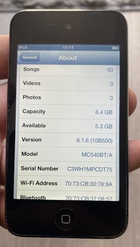 Apple ipod touch 4th - apple,
