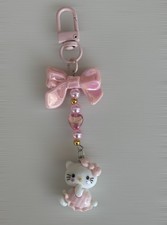 ** Cute Sanrio|Hello kitty Inspired  Keyring|bag charm ** Handmade **