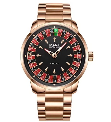 Casino roulette watch with - casino, watch.