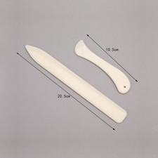 2Pcs Folder Paper Creaser Tools  Plastic Bone Scoring Folding Creasing Tool