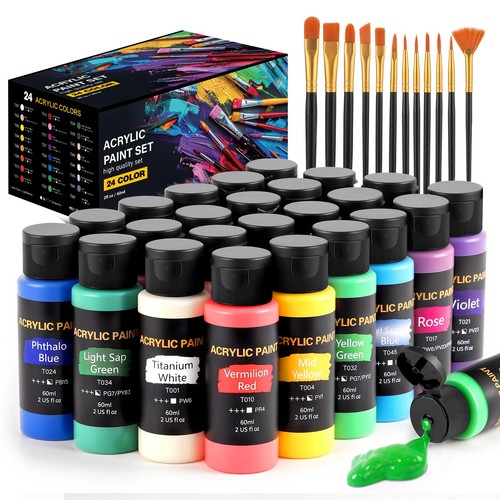 Tmol acrylic paint - tmol, set,