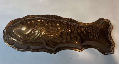 Vintage copper fish jelly - vintage,