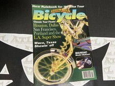 Lowrider Bicycle Magazine - Jan/Feb 96 - NOS With Poster - Models Pedal Cars