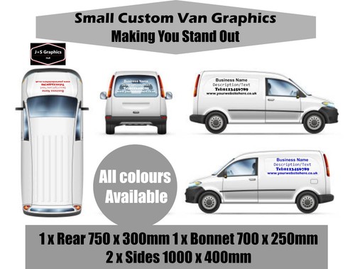 Small custom business van sign - small,