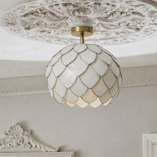 Vintage Capiz Shell Pendant