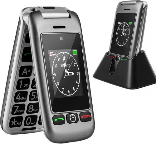 Artfone flip phone for - 4g,