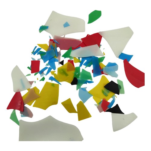 Confetti flakes glass diy - confetti,