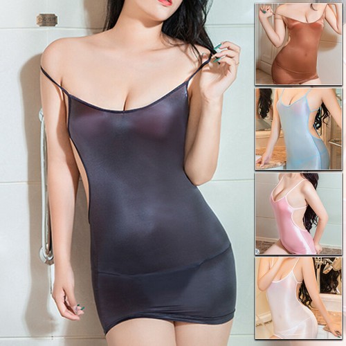 Women sexy sheer oil shiny - sexy,