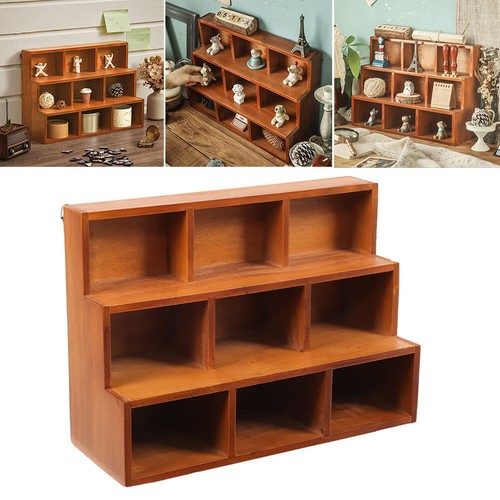 Grid vintage wooden storage - 9,