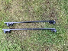 Paddy hopkirk roof bars for cars with roof rails. 110 cm long bars with lockable