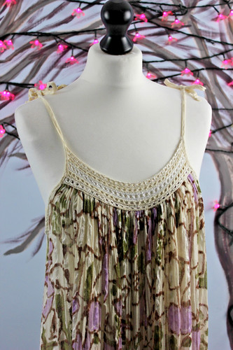 Vtg 1970s sundress - vtg, lace