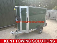 Tickners ECO745 7x4x5ft Box Trailer with Roof Bars, Shelving, Ramp, Door + More