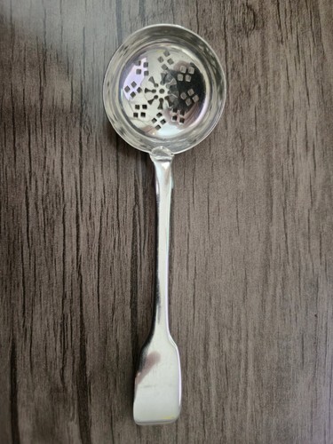 Sterling silver tea strainer - sterling,