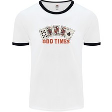 Poker Odd Times Funny Mens Ringer T-Shirt