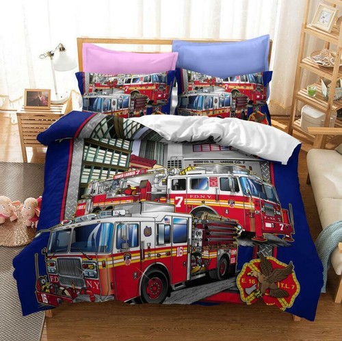 Fire truck firefighter doona - truck,