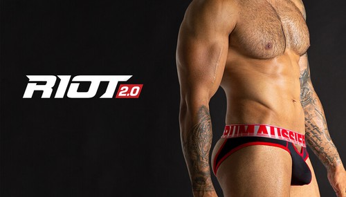 Aussiebum riot black jock - aussiebum,