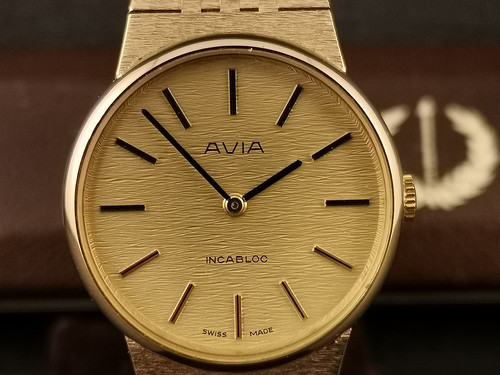 Gents vintage avia - gents, gold