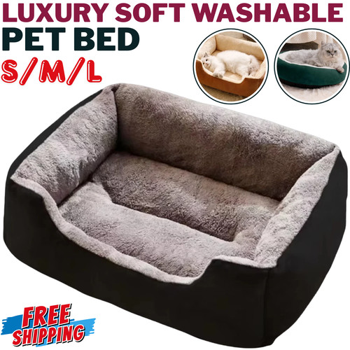 Dog bed soft large plush - dog,