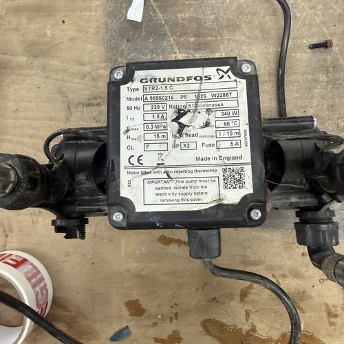 Grundfos watermill shower pump - grundfos,
