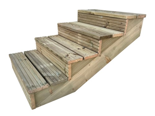 Wooden decking stairs - decking, kit