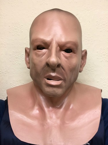 Realistic male bald head - realistic,