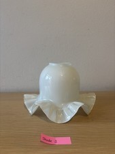 Vintage Milk Glass Ruffled