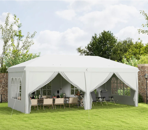 Large pop gazebo outdoor - up,