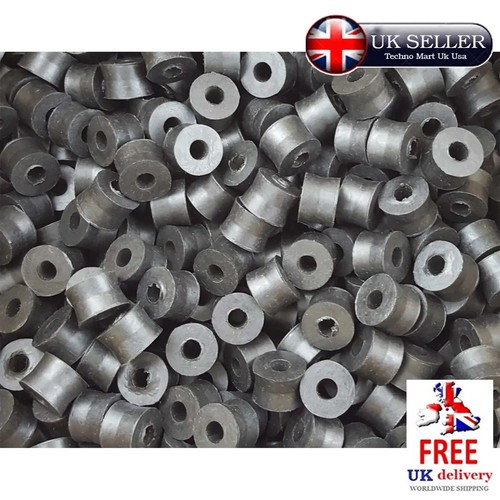 Solid rubber bush grommet - rubber,
