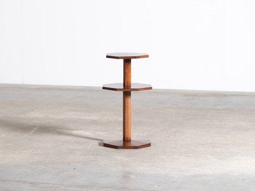 Art deco tiered walnut - deco,