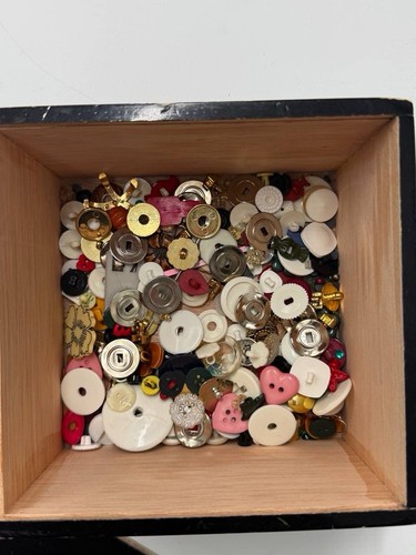 Vintage mixed button lot shank - vintage,