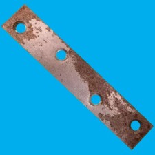 8x (5") 125mm Mending Plates, Flat Straight Steel Brackets Repair Fixing Joining