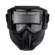 Darkening Welding Mask Helmet Mask Solar Grinding Color Powered U7M4 Lens B1E9