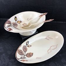 Carlton Ware Australian Design Vintage Salad Bowl Forks Platter Vintage China UK