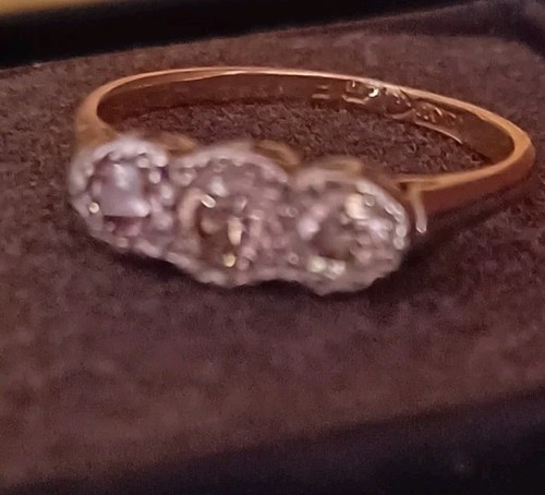 Edwardian platinum and - , gold