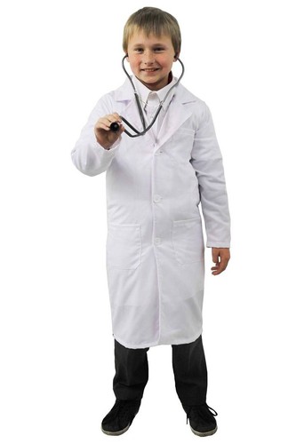 Kids doctor fancy dress - doctor, white