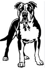 Small 4" American Bulldog Dog