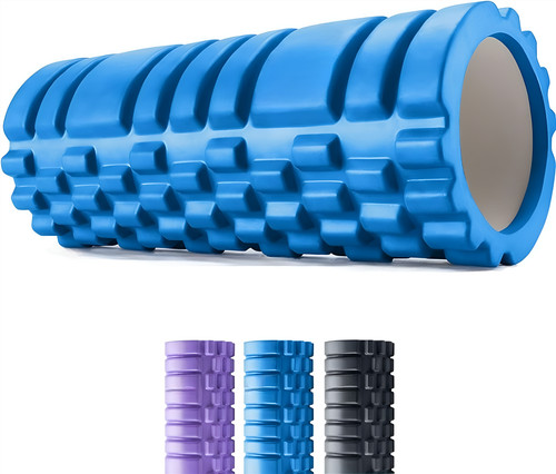 Foam fitness roller for deep - foam,