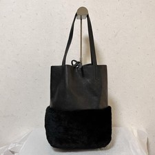 Owen Barry Galdivie Special Order Leather Shoulder Bag Black Authentic