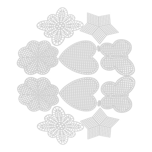 Durable white plastic canvas - durable,