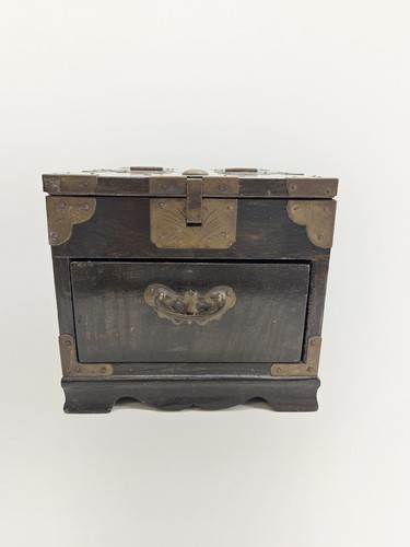 Wooden case travelling - wooden, vanity