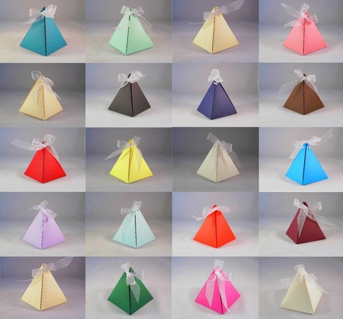 Pyramid wedding favour - wedding,