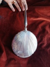 Sterling silver hand mirror