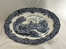 VINTAGE 1930s Japanese blue/