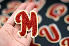 Red / Gold Chenille Letter