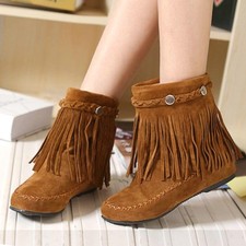 Womens Tassel High Top Casual